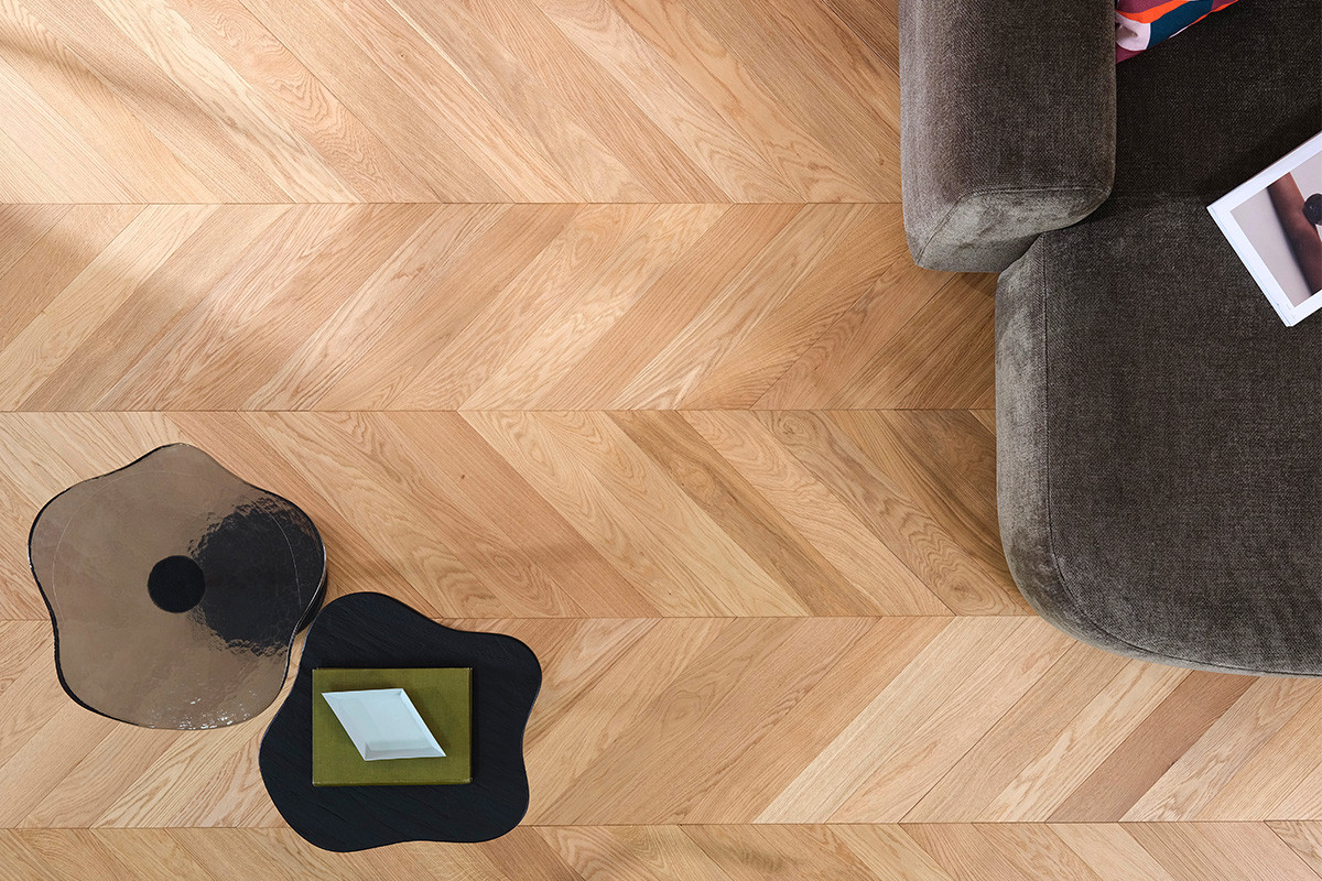 Parquet Revello Natural Point de Hongrie – Image 2