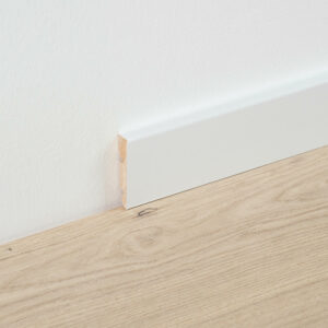 Plinthe blanche à peindre 60 mm (MDF)