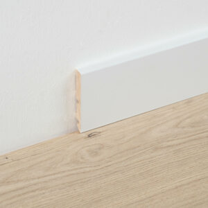 Plinthe blanche à peindre 80 mm (MDF)