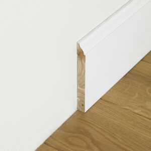 Plinthe blanche à peindre moulurée 120 mm (BOIS)