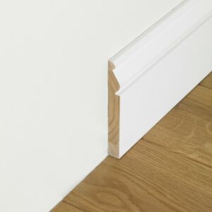Plinthe blanche à peindre moulurée 120 mm (BOIS)