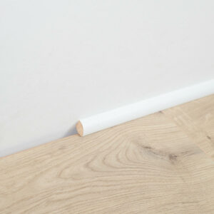 Plinthe blanche à peindre quart-de-rond (MDF)